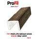 Profile EPS  PLASTERTYNK Medium Wood  "brąz jasny"