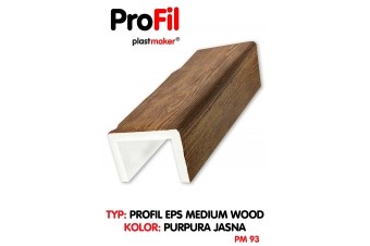 Profile EPS  PLASTERTYNK Medium Wood  "purpura jasny"