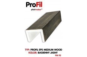Profile EPS  PLASTERTYNK Medium Wood  "bagienny jasny"