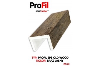 Profil drewnopodobny  Old Wood  "brąz jasny"